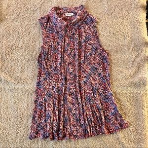 Westport button up tank, size M